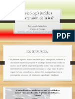 Psicología Jurídica ¿Extensión de la ira?