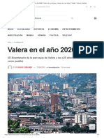 Valera en El Año 2020 - Diario de Los Andes, Noticias de Los Andes, Trujillo, Táchira y Mérida