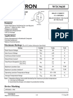 P-Channel Enhancement Mode Power MOSFET: Features