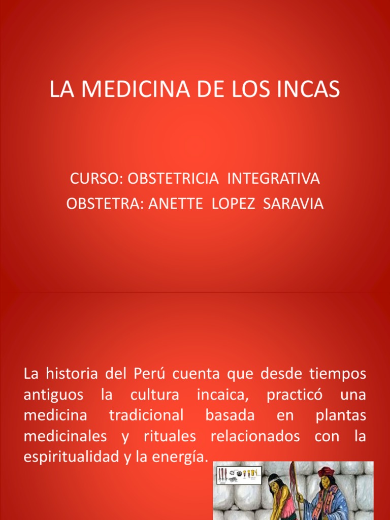 Medicina Inca: Plantas y Prácticas Curativas | PDF | Imperio Inca ...