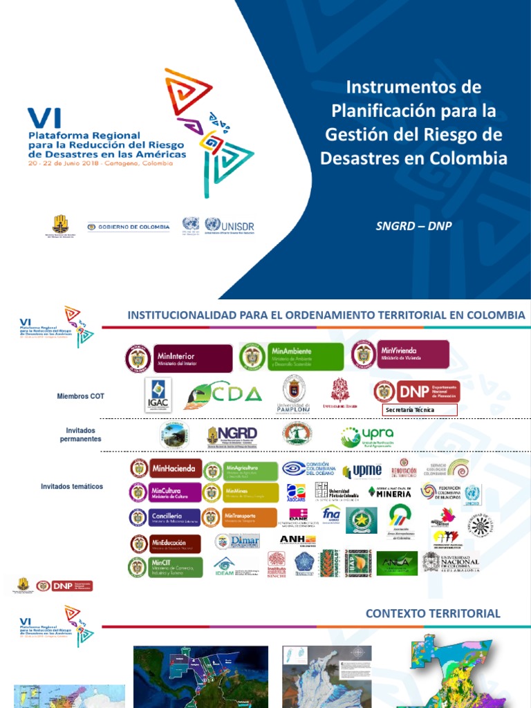 Gestión del Riesgo de Desastres en Colombia | PDF | Colombia ...