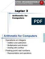 Arithmetic For Computers: The Hardware/Software Interface 5