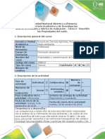 Guia de actividades y rubrica de evaluación - Tarea 2 - Describir las propiedades del suelo movimiento de contaminantes.docx