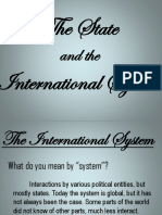 The State and International System
