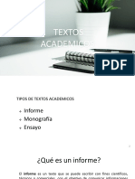 Textos academicos