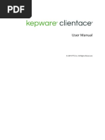 Clientace Manual