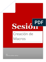 Creación de macros en Excel