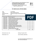 Kartu Rencana Studi (KRS) - Politeknik Negeri Malang