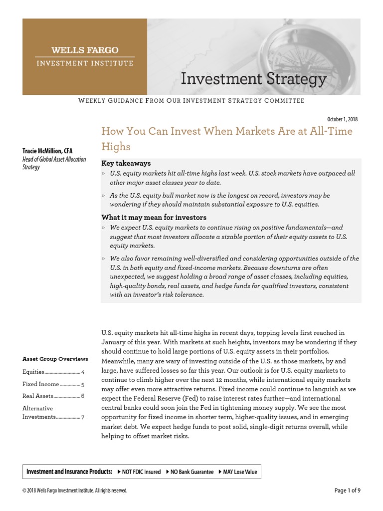 Weekly Roundup Financial Report | PDF | Financial Risk | Hedge Fund