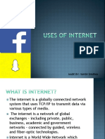 Uses of Internet