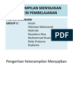 Prof. Keguruan k.3 Keterampilan Menyajikan Materi Pembelajaran