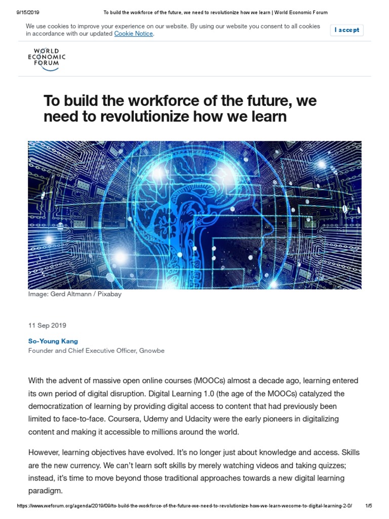 To Build The Workforce Of The Future We Need To Revolutionize How We