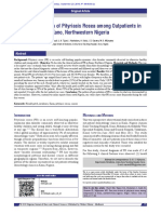 One Year Review of Pityriasis Rosea Among Outpatients in Kano, Northwestern Nigeria