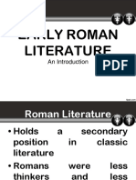Early Roman Literature: An Introduction