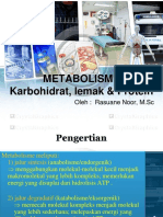 METABOLISME Karbohidrat, Lemak Dan Protein