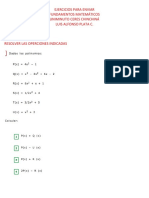 Ejercicios para Enviar PDF