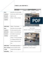 Chem Lab: Report 2: 1/ Reactions of Cu