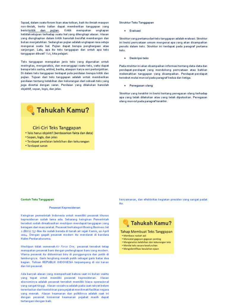 Get Struktur Teks Tanggapan 2021 2022 2023 Pics