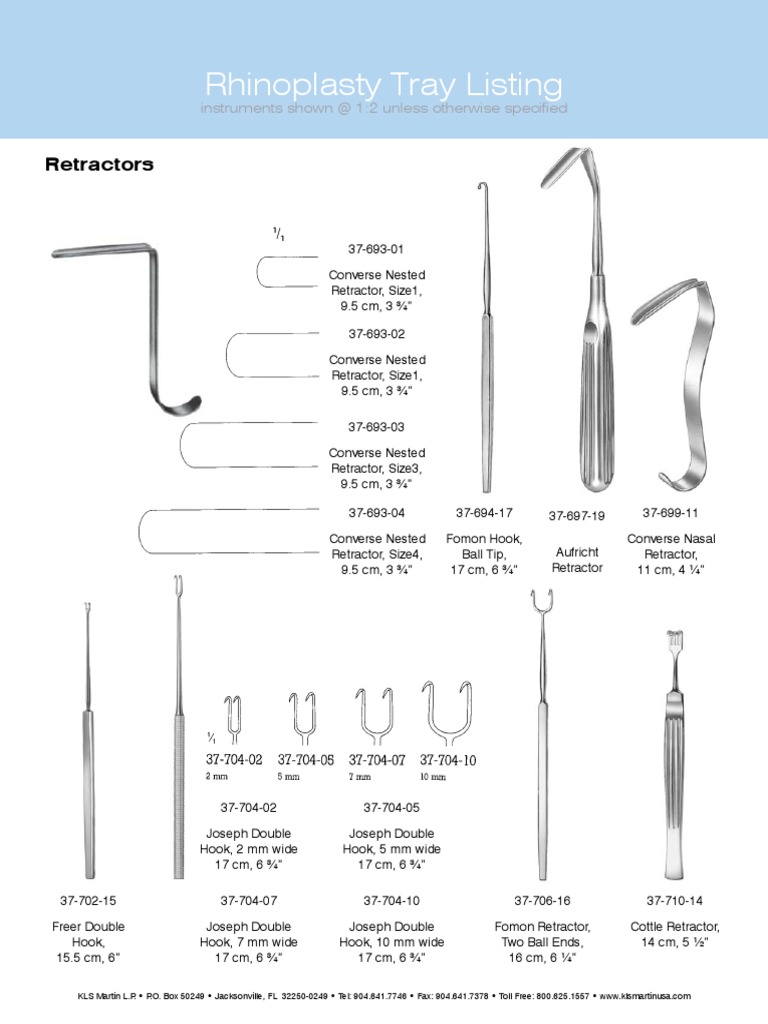 Klsinsttray Rhinoplasty | PDF | Cutting | Cutting Tools
