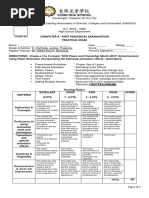 Test Question Format