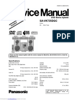 Panasonic SA VK725 DGC Service Manual