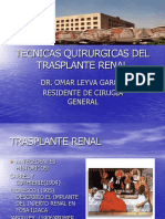 Tecnicas Quirurgicas Del Trasplante Renal