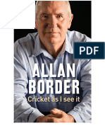 Cricket As I See It - Allan Border