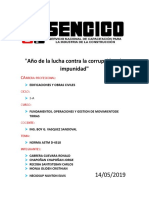 Año de La Lucha Contra La Corrupción y La: Impunidad