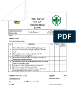 Form Daftar Tilik Sop