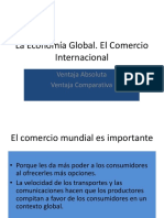 La Ventaja Comparativa y la Especialización en la Economía Global
