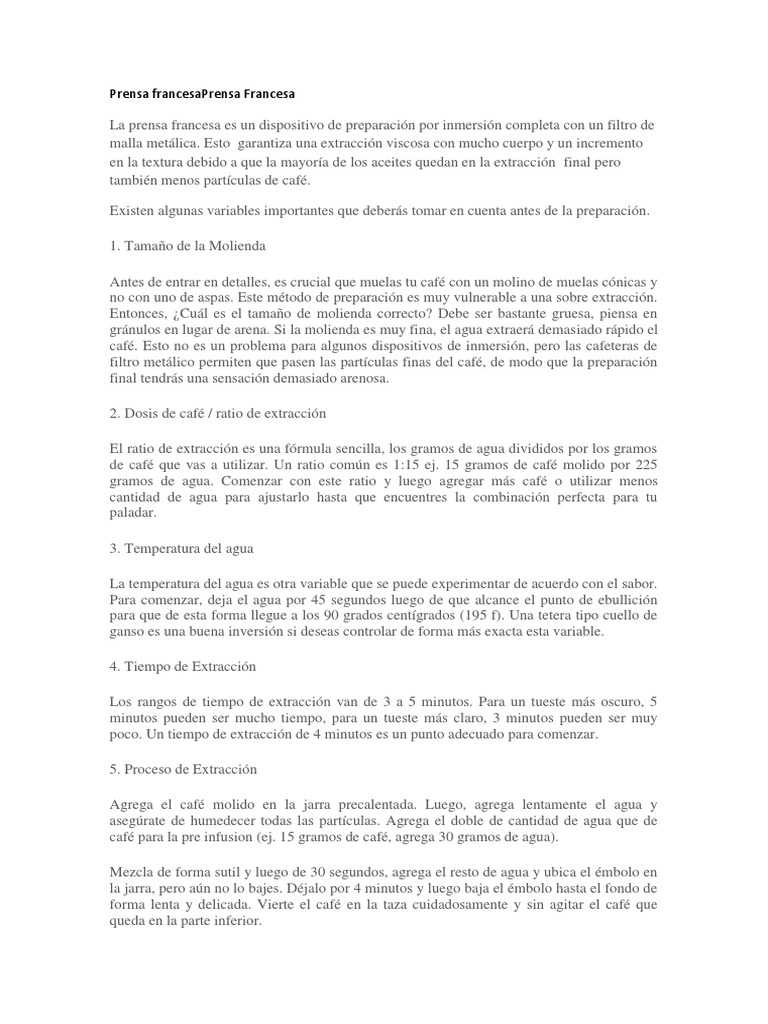 AEROPRESS VS PRENSA FRANCESA COMPARACIÓN Y GUÍA DE PREPARACIÓN 