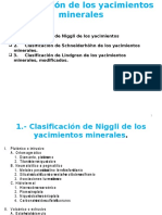 Clasificacion Yacimientos Minerales PDF