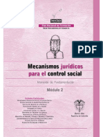 Mecanismos Jurídicos para El Control Social PDF