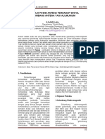 Pengaruh Posisi Antena Terhadap Sinyal Gelombang Antena Yagi Alumunium PDF