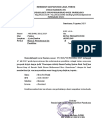 Surat Balasan Ijin Penelitian Mahasiswa