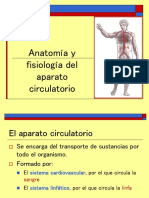 Anatomía y fisiología del aparato circulatorio