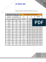 Daniel Oilfield Tools, Inc.: Selection Guide F/Coiled Tubing Chemical Cutter