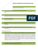 Ficha Del Proyecto de Aula