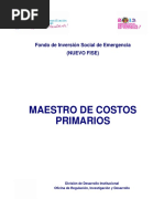 Guía - de - Costos - Nº6 - (19ABR2013) - Catàlogo - de - Costos - Unitarios - Primarios