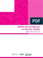 Guia de Orientacion Modulo de Investigacion en Ciencias Sociales Saber Pro 2015 2