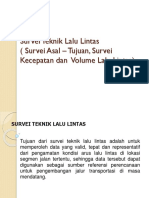 Teknik Survei Lalu Lintas