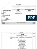 Didactic Planning: Week # 4