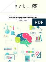 Scheduling Questions For CAT PDF