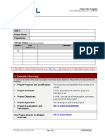 Project Plan: CMR #: Project Name: Prepared By: Version History