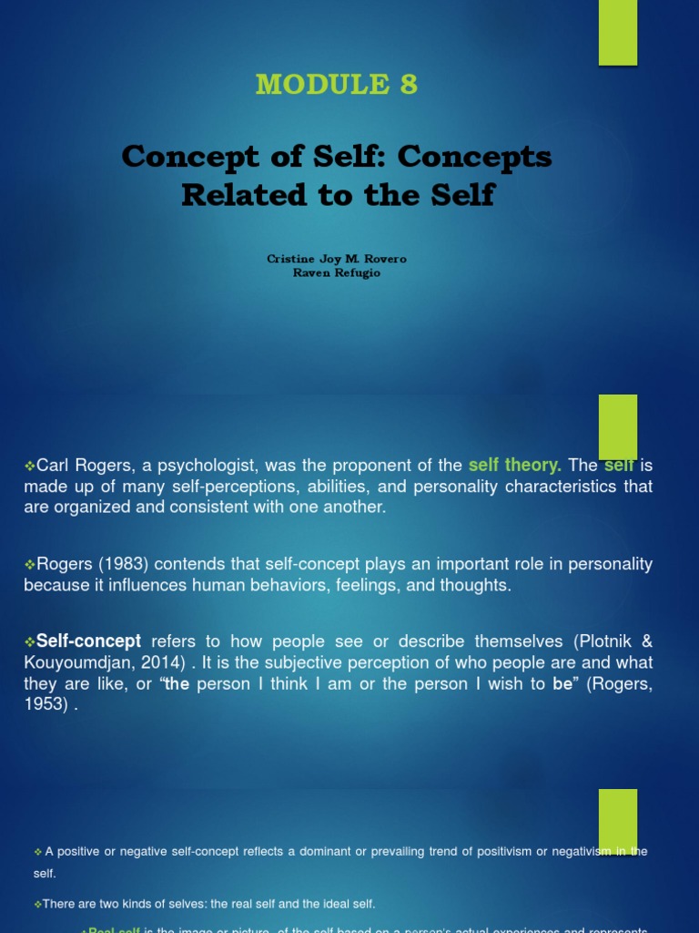 Understanding Self-Concept: Rogers' Theory | PDF | Self | Self Concept