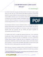 Beneficios de La Educacion Sexual PDF