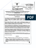 Decreto 216 de 2019