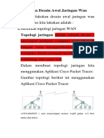 Melakukan Desain Awal Jaringan Wan