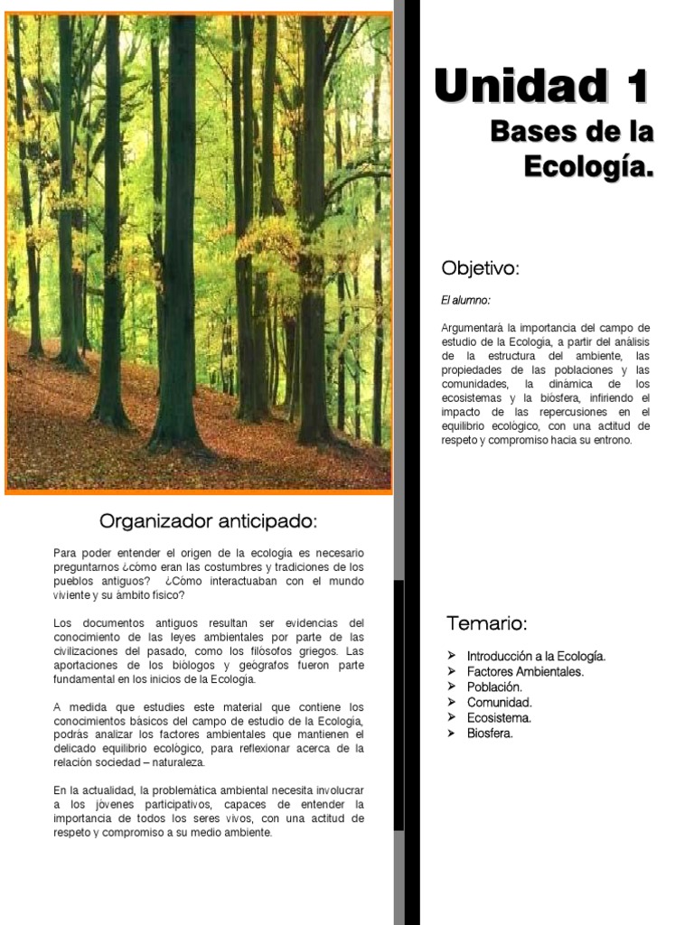 ECOLOGIA | PDF | Ecología | Ecosistema