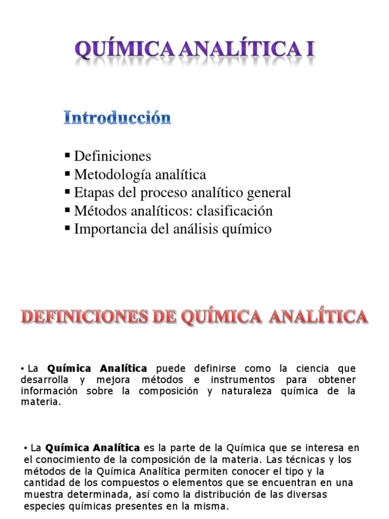 ¿Qué es muestreo en Quimica Analitica PDF